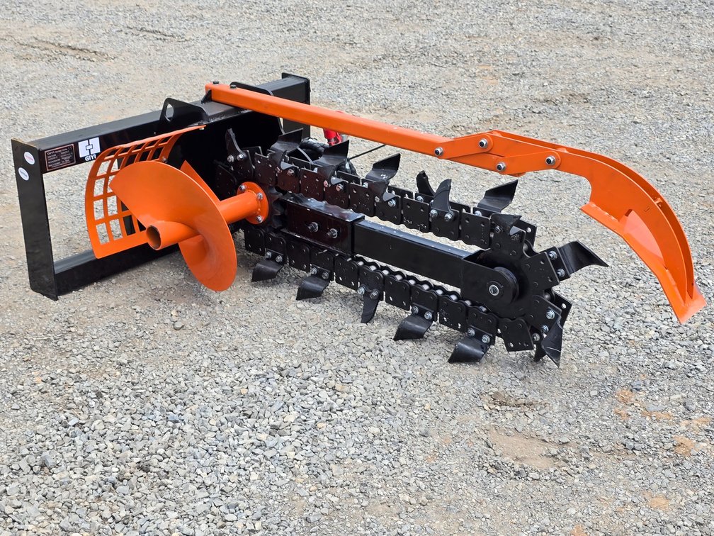 Unused GIYI Skid Steer Trencher - Skid Steer Quick Attach - GY-D39F
