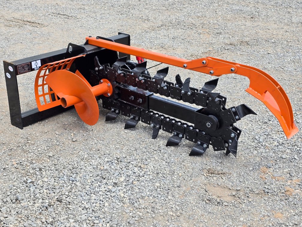 Unused Giyi Skid Steer Trencher - Skid Steer Quick Attach - GY-D39F