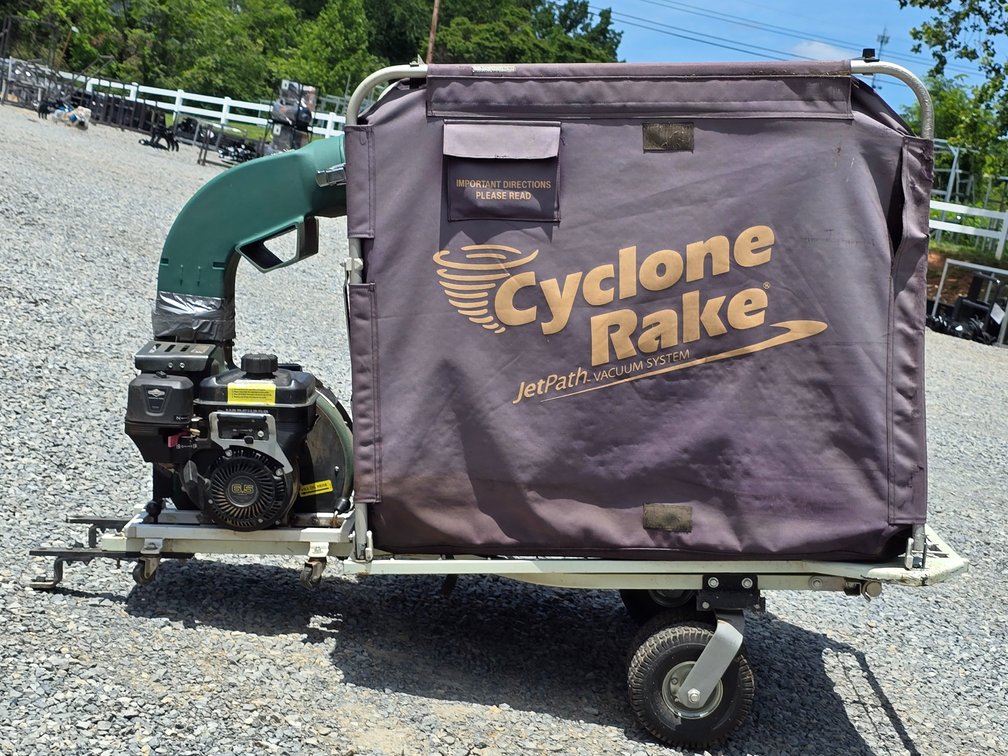 Cyclone Rake Leaf Vaccum System - Briggs & Stratton 6.5HP - Local Estate Piece - Ran When Tested - Owners Manual - Current Deck Adapter Fits Kubota 