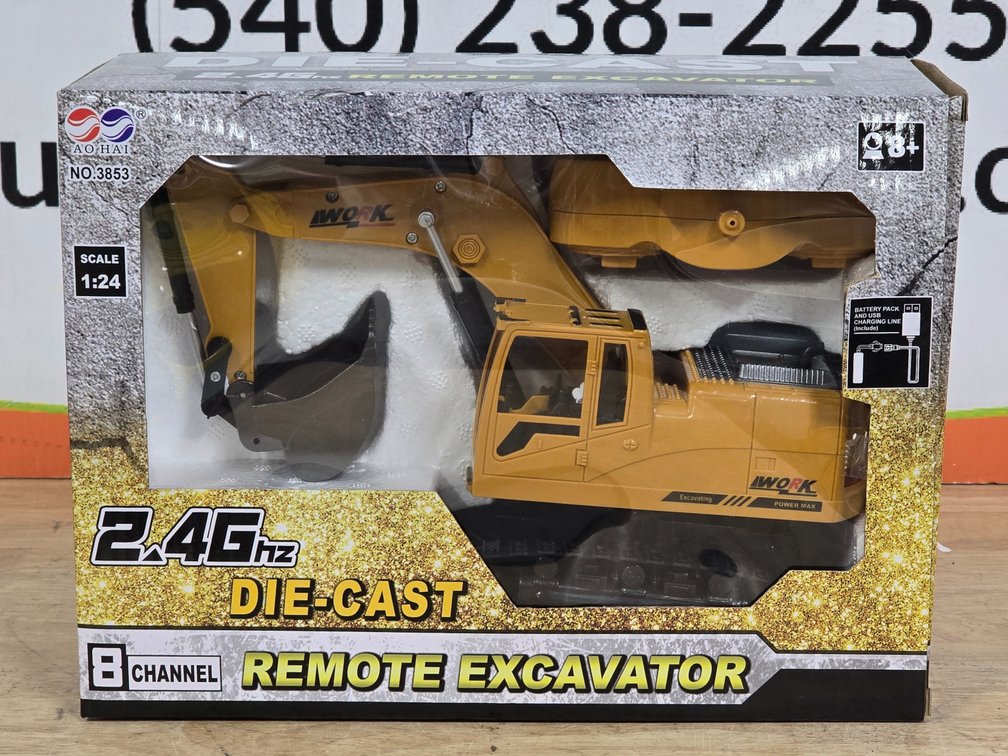 1:24 Scale Remote Control Excavator 