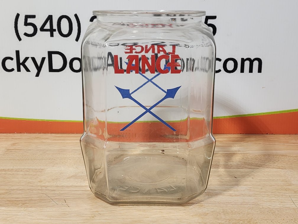 Lance Jar Measures 10.25" Tall x 8" Wide (No Lid)