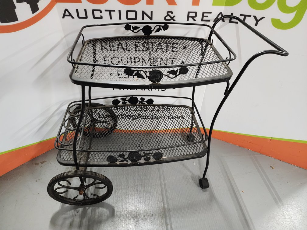 Woodard Wrought Iron Bar Cart