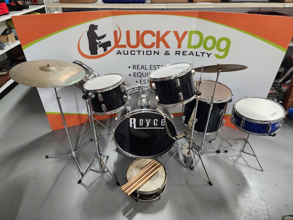 Royce Drum Set w/ Extra Accessories and Pieces 