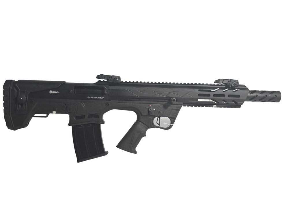 Citadel Pup Scout 12 Ga - 3" Chamber - 19" Barrel - Threaded for Chokes - (2) Magazines - Factory Box - Serial 205-25PS1059