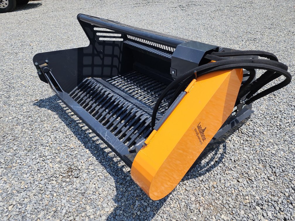 Unused Landhonor Hydraulic Rock Picking Bucket Skid Steer Quick Attach - Skid Steer Quick Attach - RP-12-72W