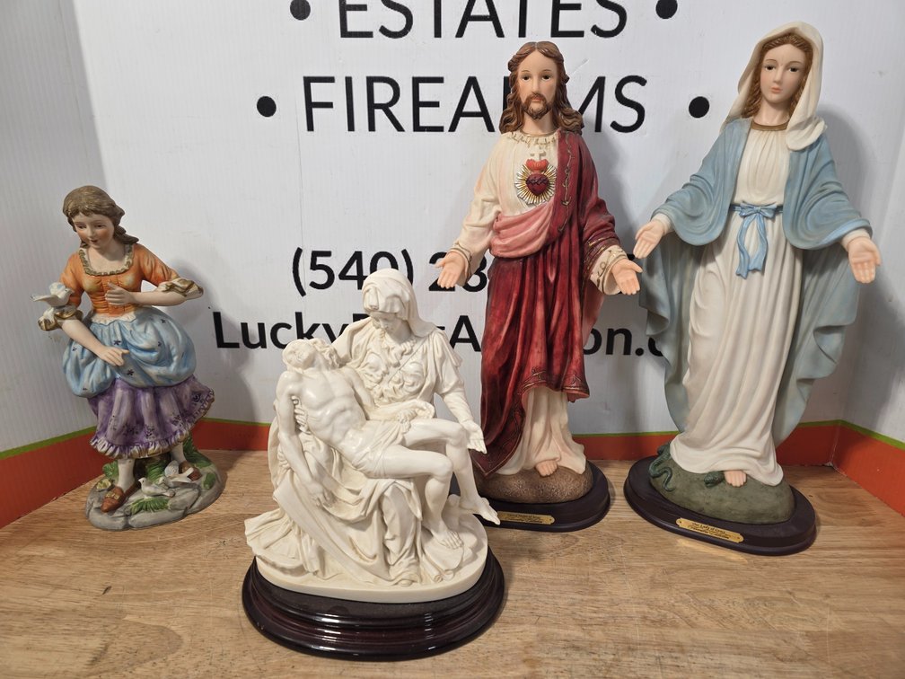 "Sacred Heart Of Jesus" - "Our Lady of Grace" Ceramics and Others