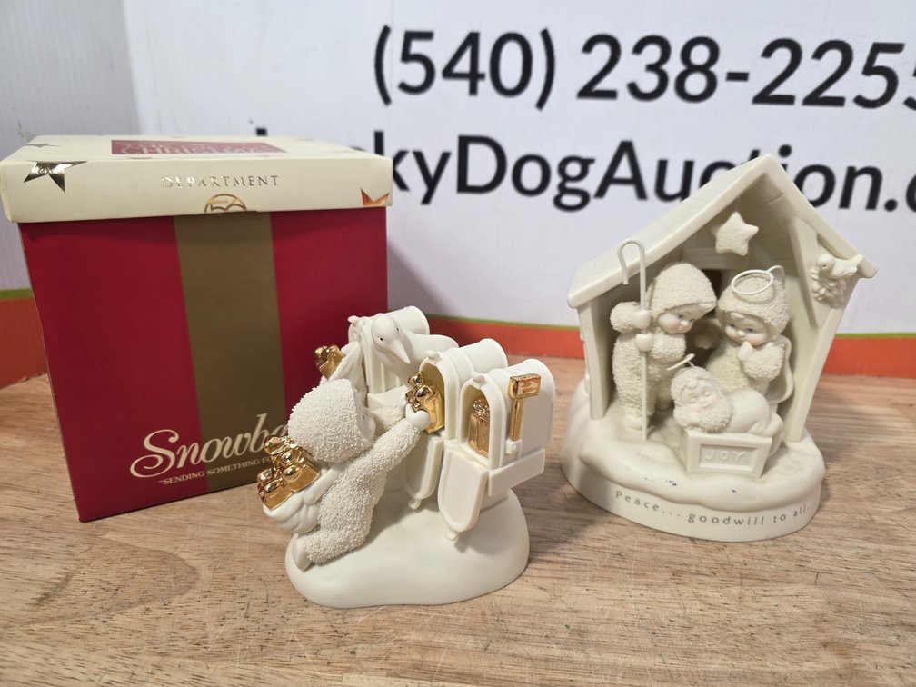 Snow Babies "Sending Something for Everyone" - "Peace and Goodwill To All"
