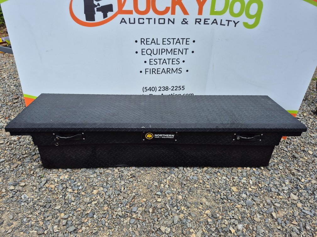 Northern Tool + Equipment Metal Truck Toolbox W/Key Measures -16" Tall × 70" Wide × 20" Deep