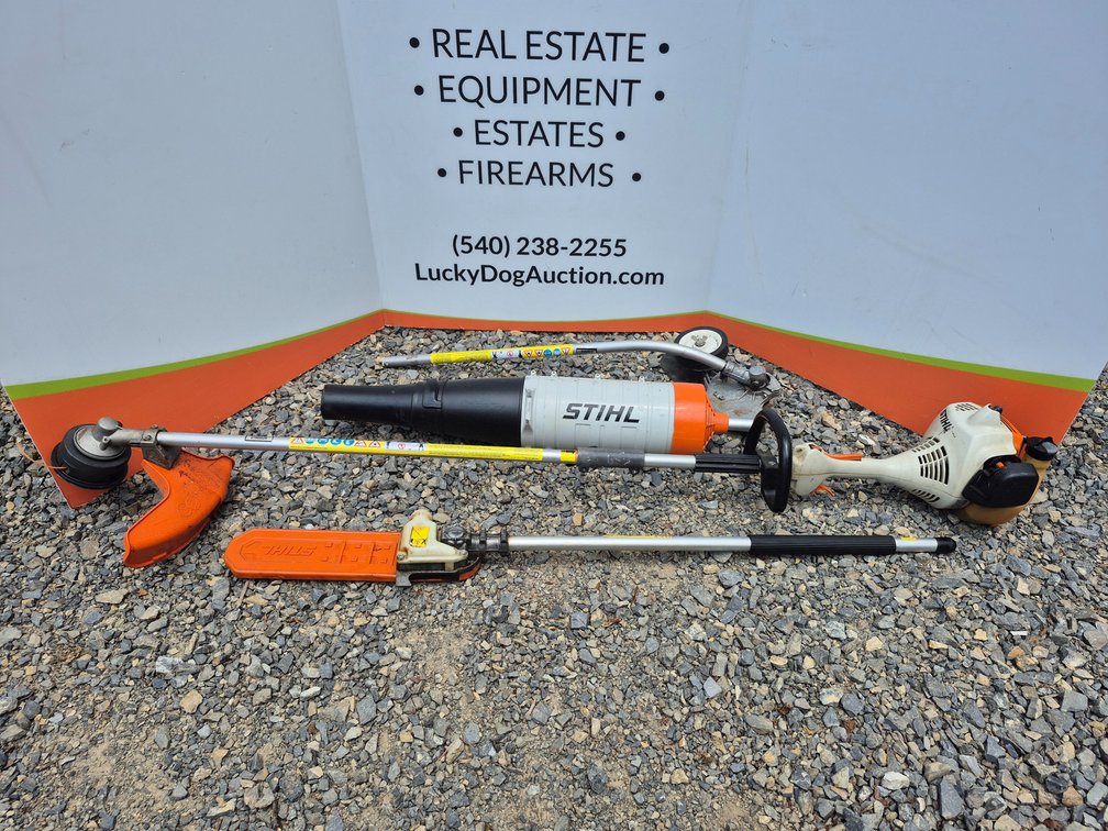 Stihl KM55R Weedeater W/Attachments (Running Condition Unknown)
