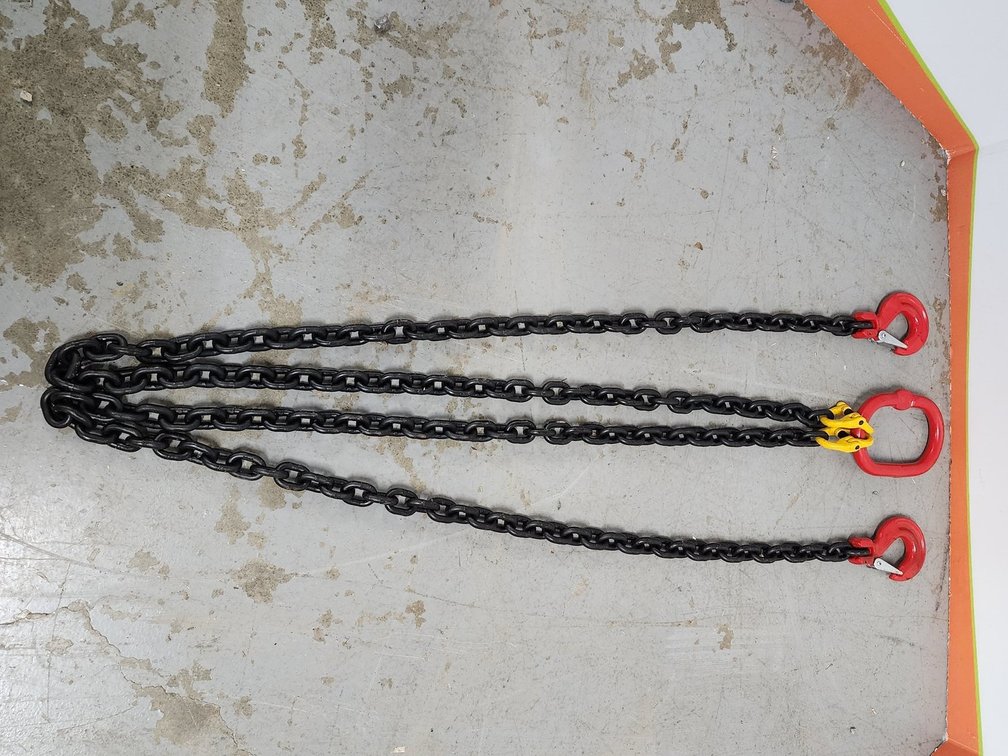 Unused Double Leg G80 Chain Sling 7' Legs