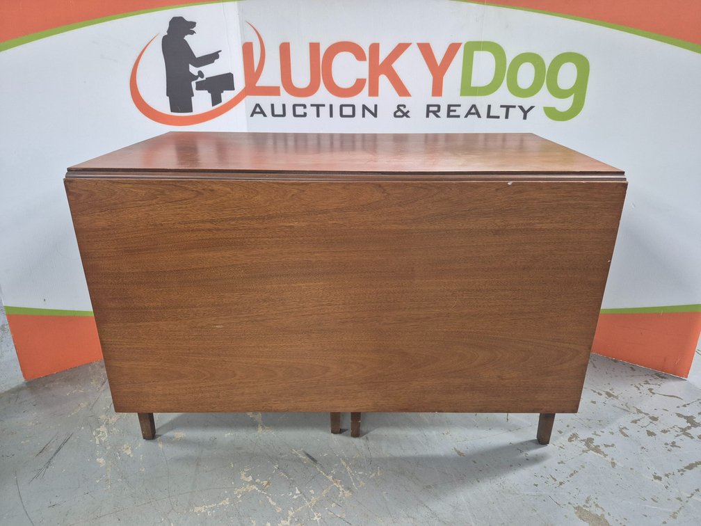 Wooden Drop Leaf Table Measures - 30.5" Tall × 47" Wide × 26" Deep