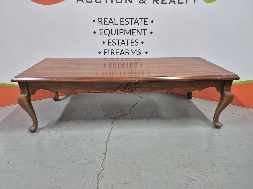 Wooden Coffee Table Measures - 15" Tall × 52" Wide × 22" Deep