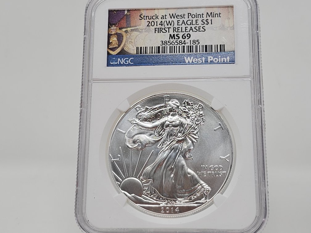 2014-W American Silver Eagle - First Releases - NGC MS 69 