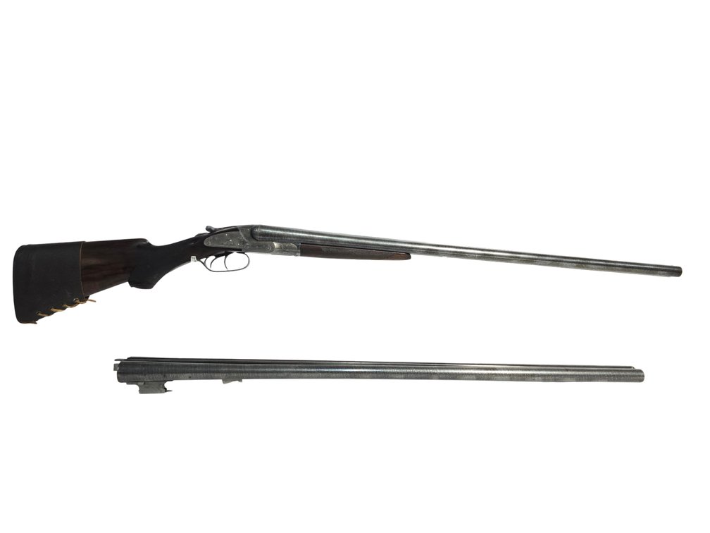 Baker Gun Co. Paragon 12 Ga - 2 Barrel Sets, Both 30" - Both Barrel Sets & Receiver Serials Match - Unsure of Choke Constrictions - Appears to have been produced 1892-1908 - Serial 654