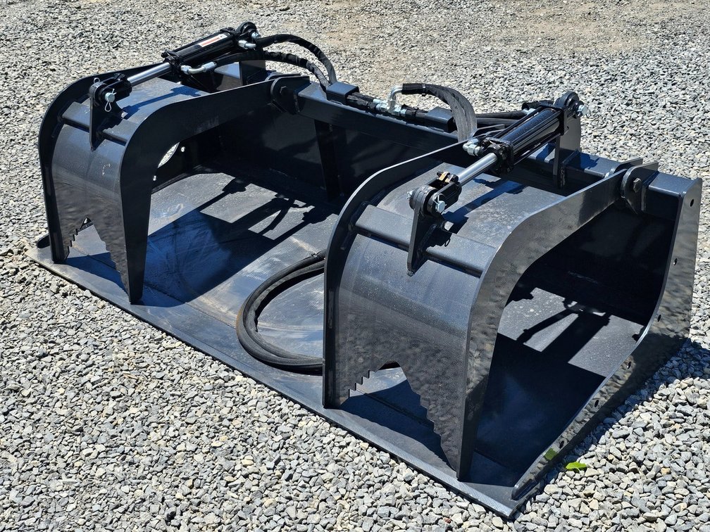 Unused Wolverine Grapple Bucket - Skid Steer Quick Attach - GB-11-72W