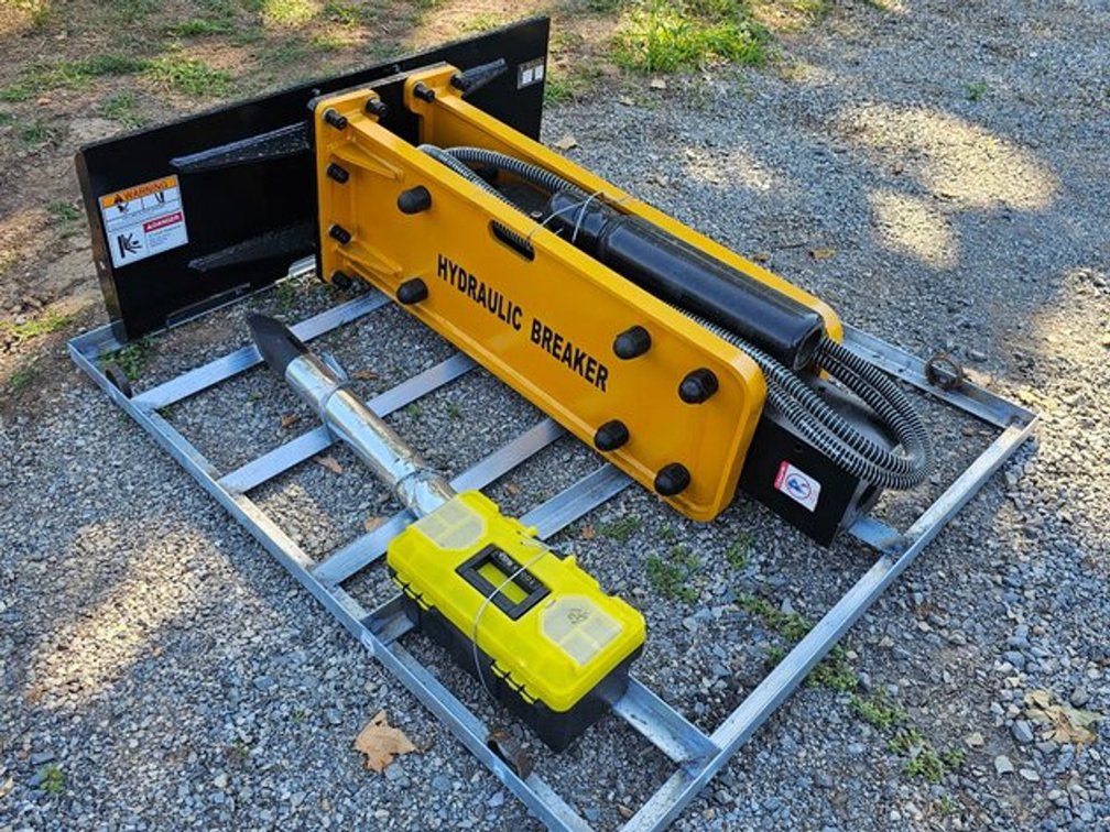 Unused Wolverine Hydraulic Concrete Breaker - Skid Steer Quick Attach - CB-11-750F