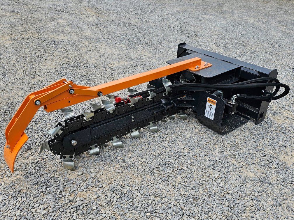 Unused Wolverine Hydraulic Trencher - Skid Steer Quick Attach - TCR-12-48H