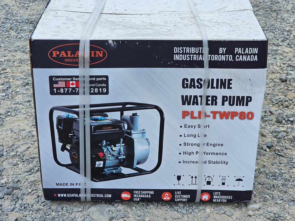 Unused Landhonor 3" Semi-Trash Water Pump - Gas Powered