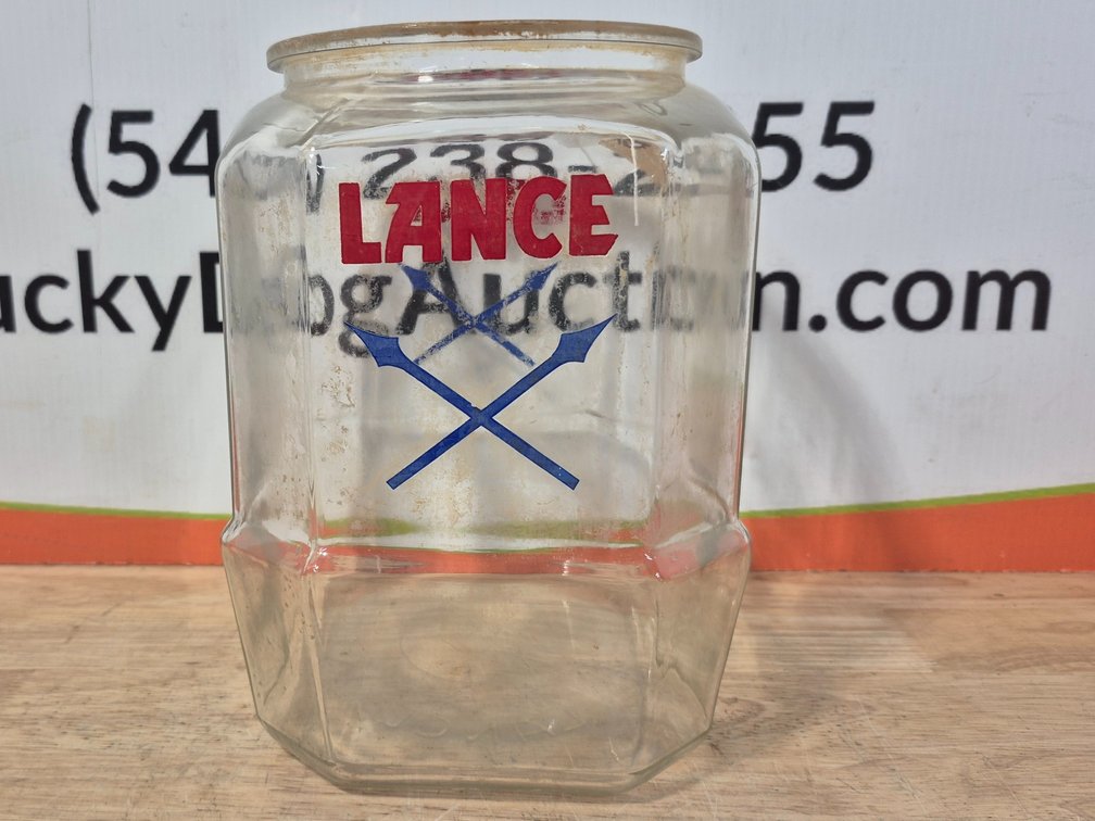 Lance Jar Measures - 10.5" Tall × 7" Wide  (No Lid)