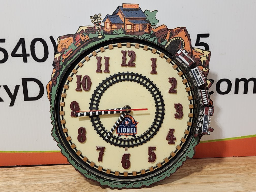 Lionel Centennial Wall Clock - Measures 12.25" Tall