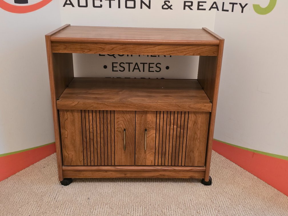Rolling TV Stand - Approx. 3' W x 15" D x 24" T