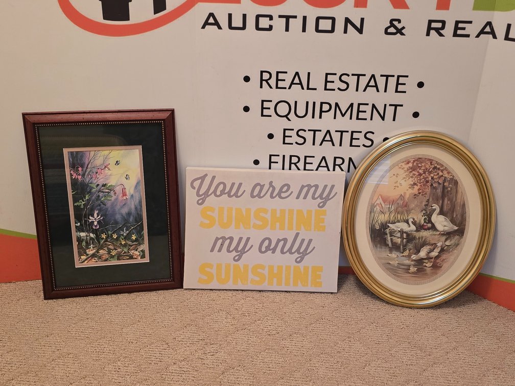 (3) Framed & Canvas Prints 