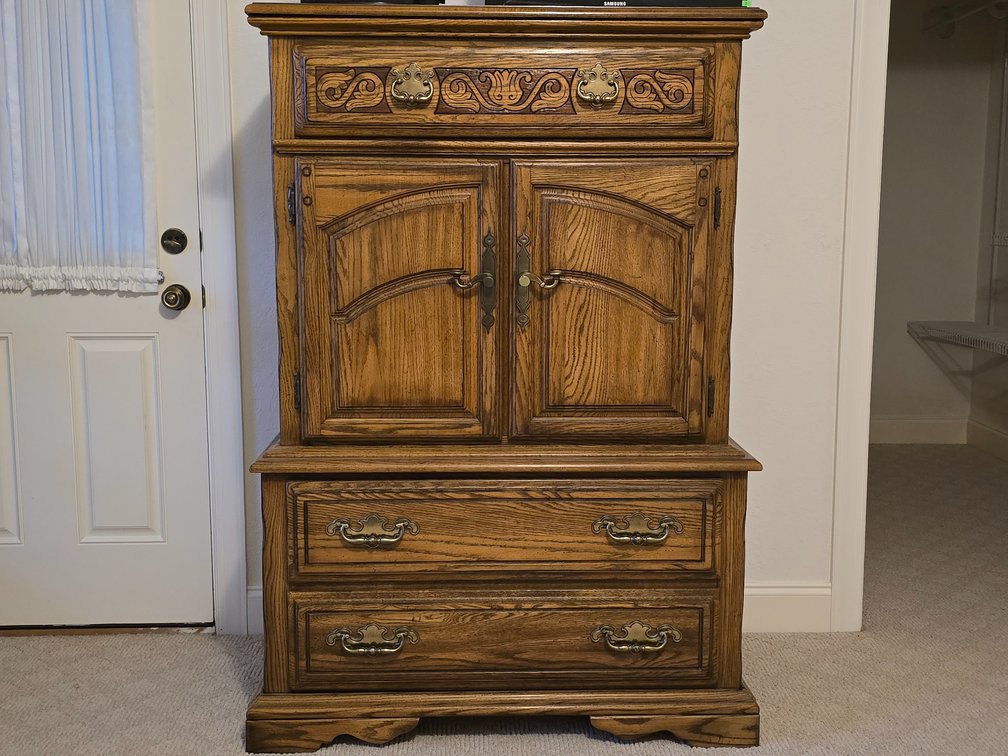 Wooden Armoire/Dresser - Approx. 5.5' T