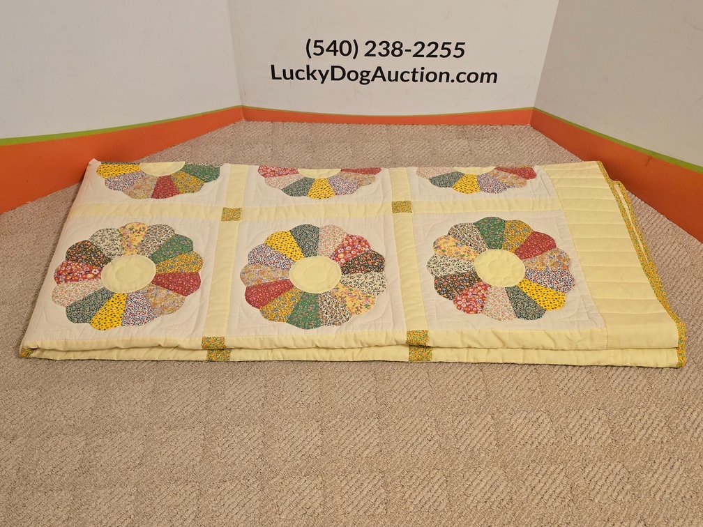 Handmade Quilt - Measures 105" x 88"