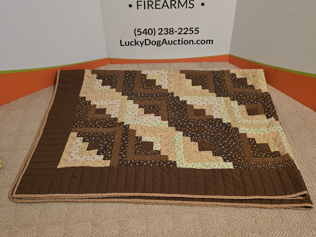 Handmade Quilt - Measures 100" x 76" 