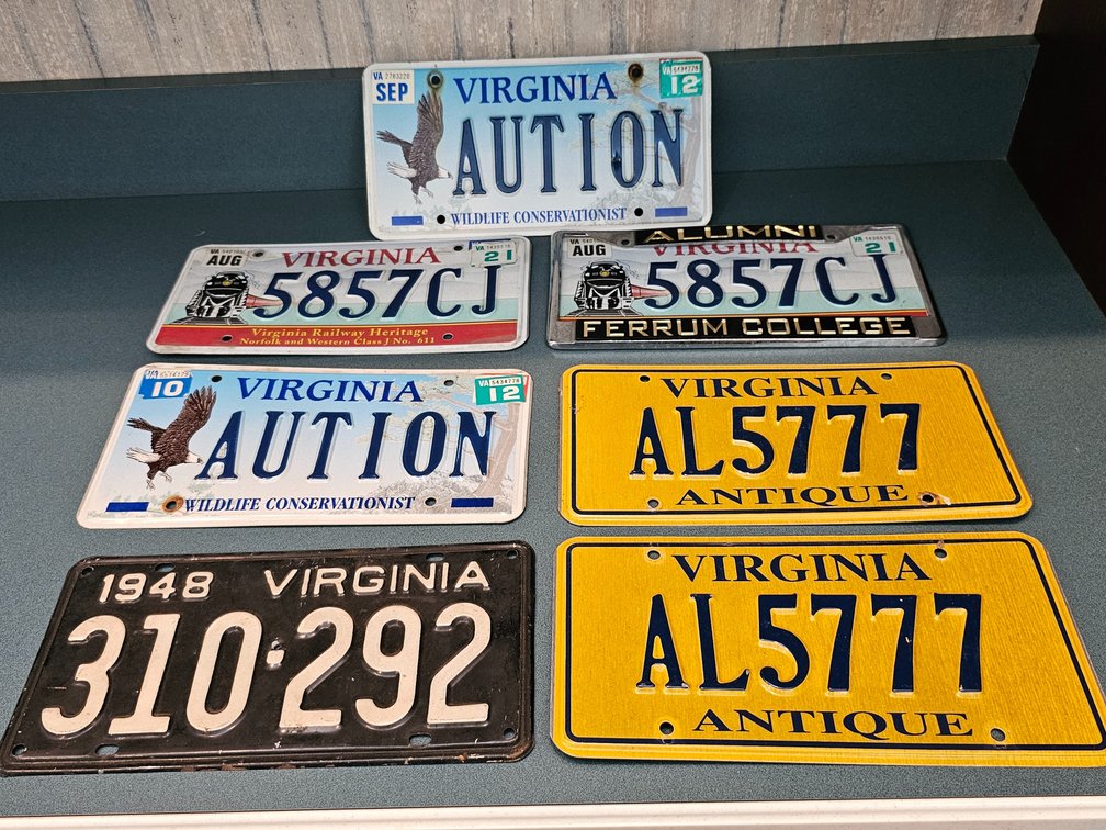 License Plate Collection - 7 Included 