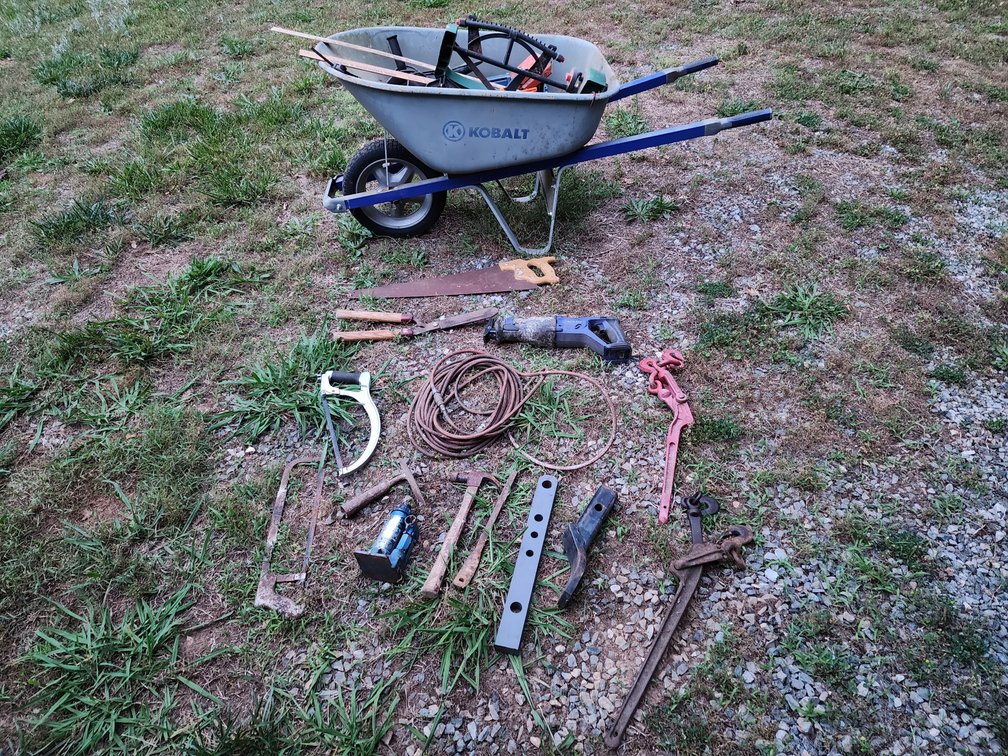 Kobalt Wheelbarrow - Chain Binders (2) - Assorted Tools and More