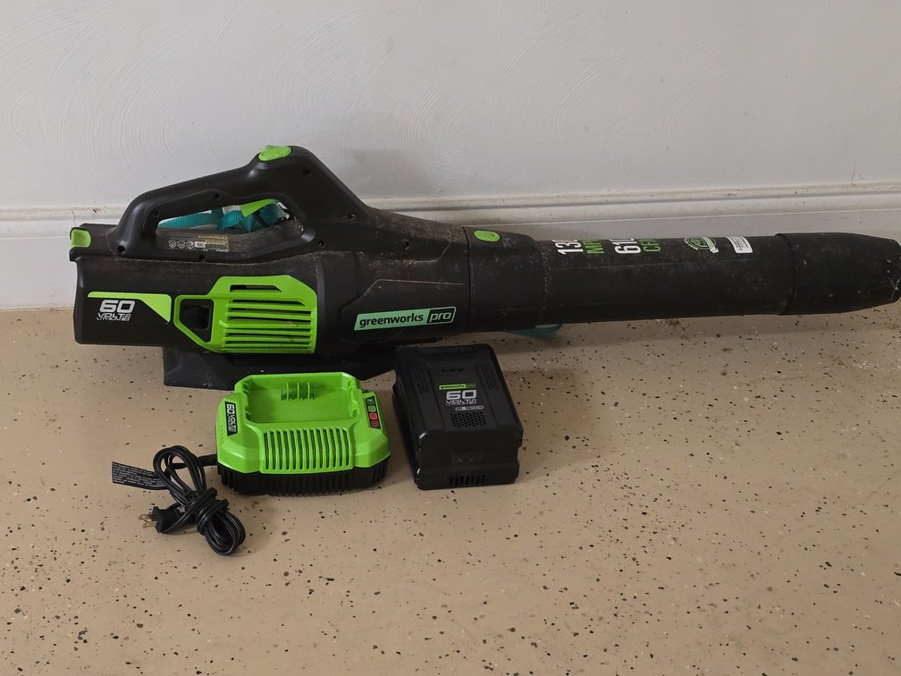 Greenworks Electric Blower w/ Battery + Charger