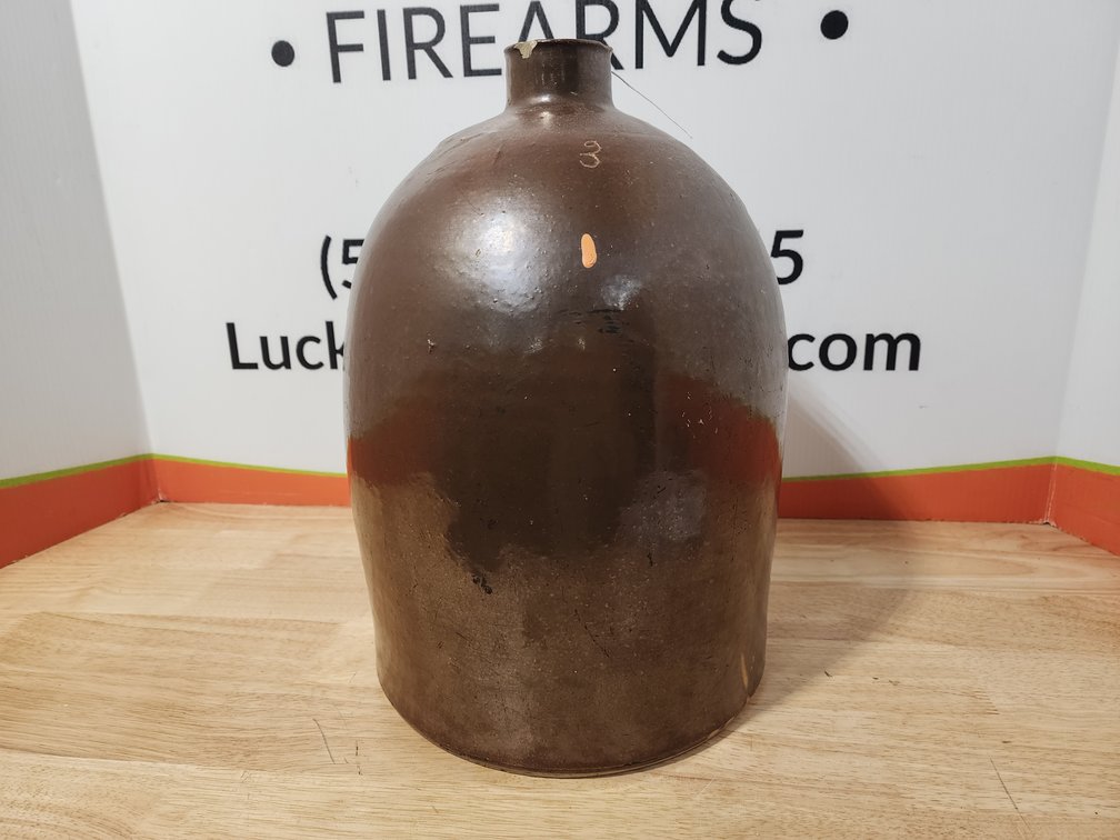 Number 3 Stoneware Jug