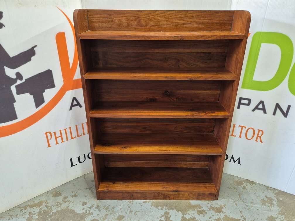 Wooden Bookshelf Measures - 45" Tall × 31.5" Wide × 9" Deep