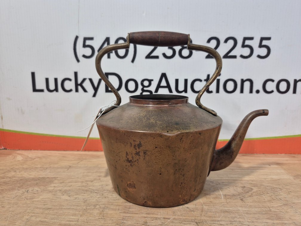 Vintage Brass Kettle Measures - 9.5"×6"