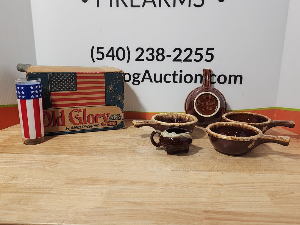 Hull Oven Proof Pottery Bowls (4) - Old Glory Glasses 