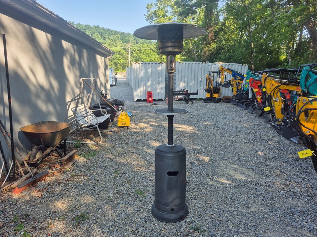 Patio Propane Heater W/Drink Bar Measures - 92" Tall