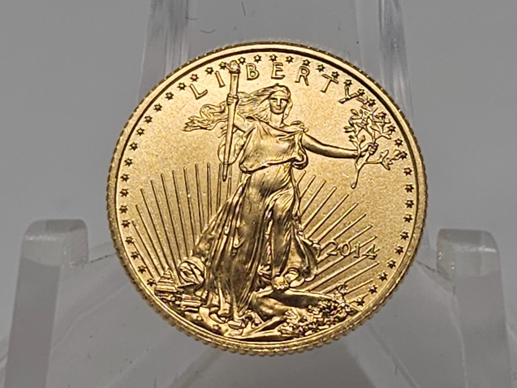 2014 Gold Eagle 1/10 Oz Gold 