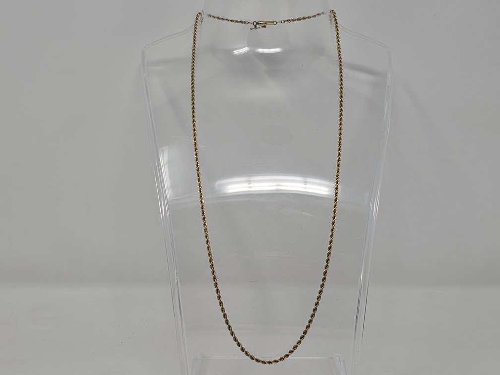 14-KT Gold Necklace - 18" Rope Chain - 5.37 Grams Weight 