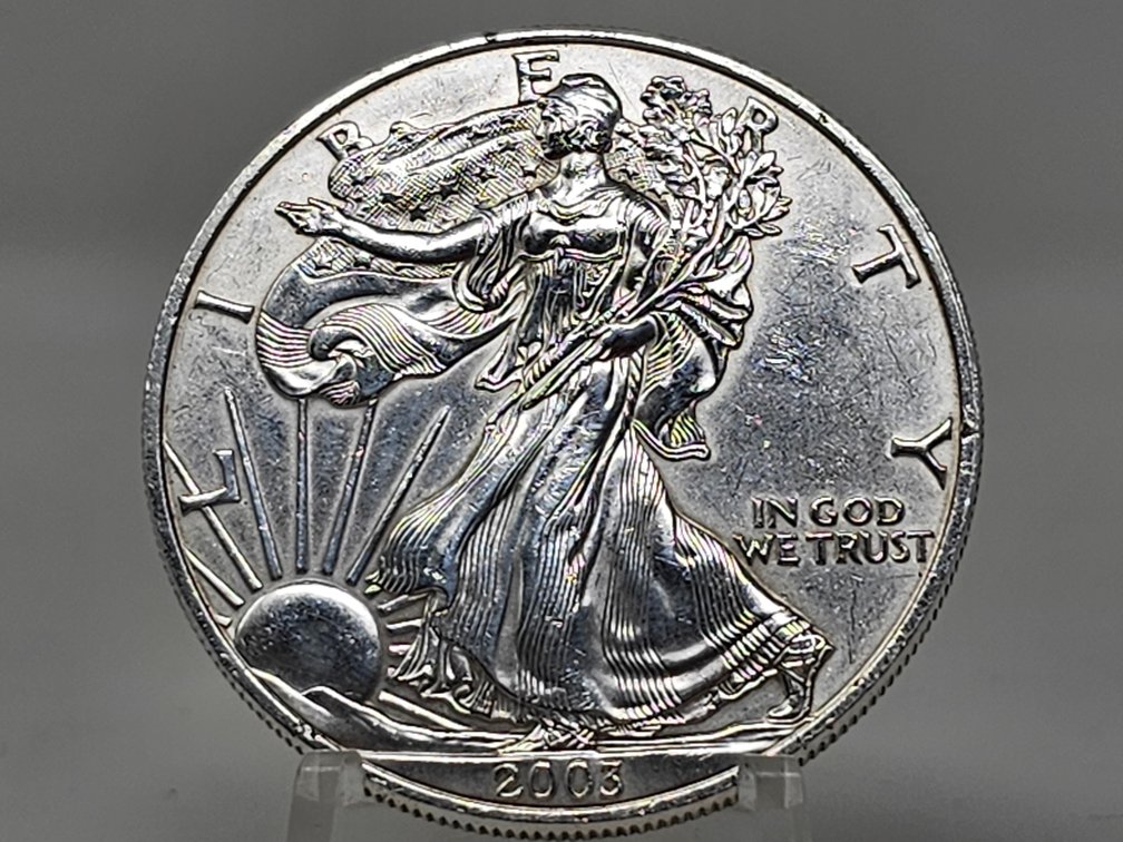 2003 American Silver Eagle 1 Oz .999 Silver Dollar