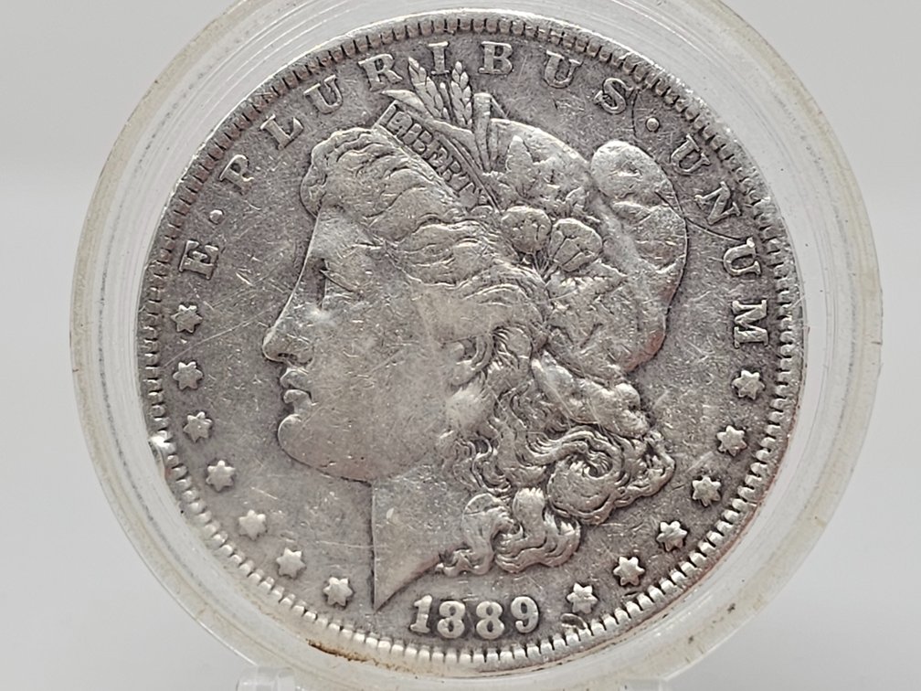 1889 Morgan Silver Dollar w/ Capsule 