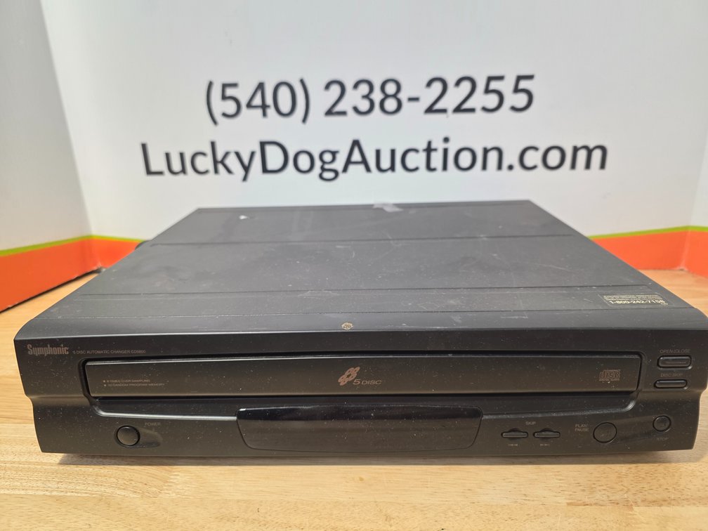 Symphonic CD5800 CD Player - Worked When Tested - With Remote