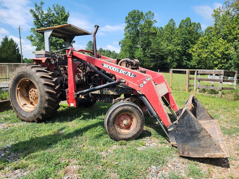 Massey Ferguson 180 2wd Tractor w/ Woods Dual 340 Loader