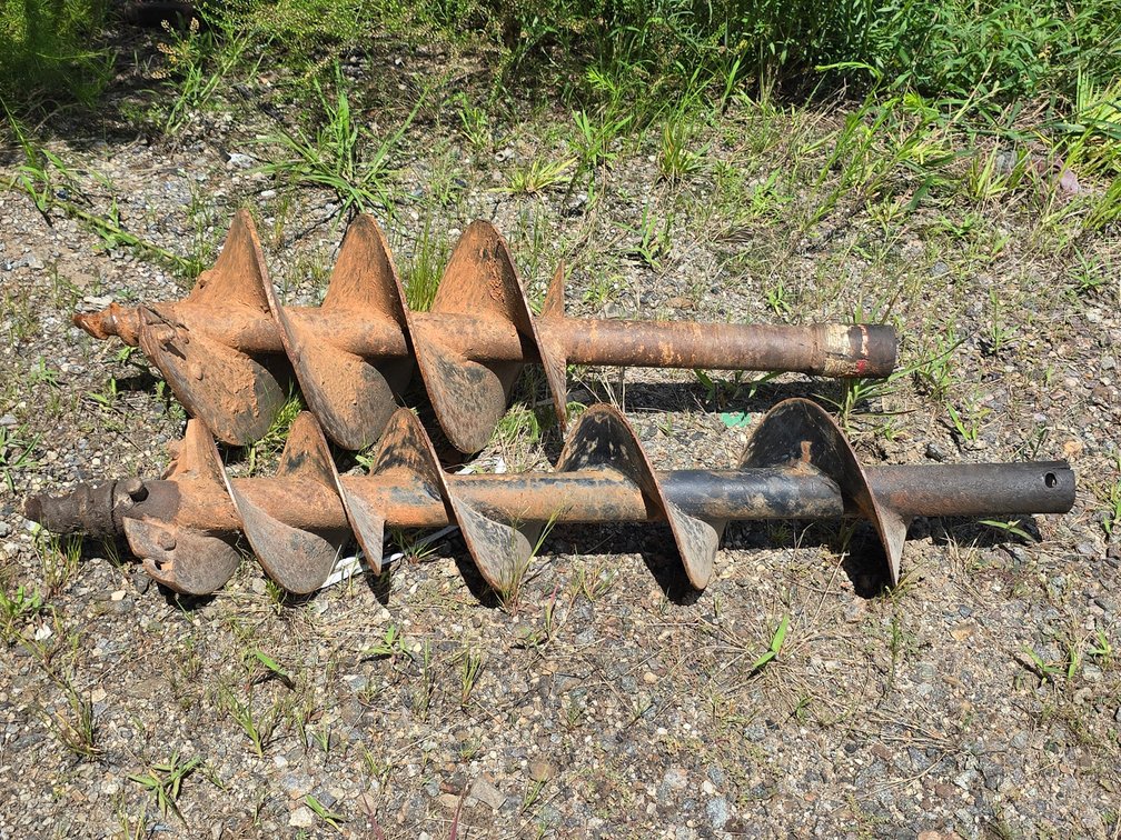 8" & 12" Auger Bits- 8" Has Split