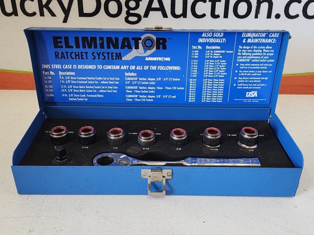 Armstrong Elimator Ratchet Set w/ Case