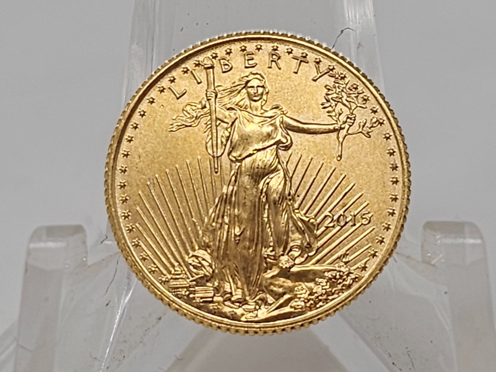 2015 $5 American Gold Eagle 1/10 Oz Gold Coin