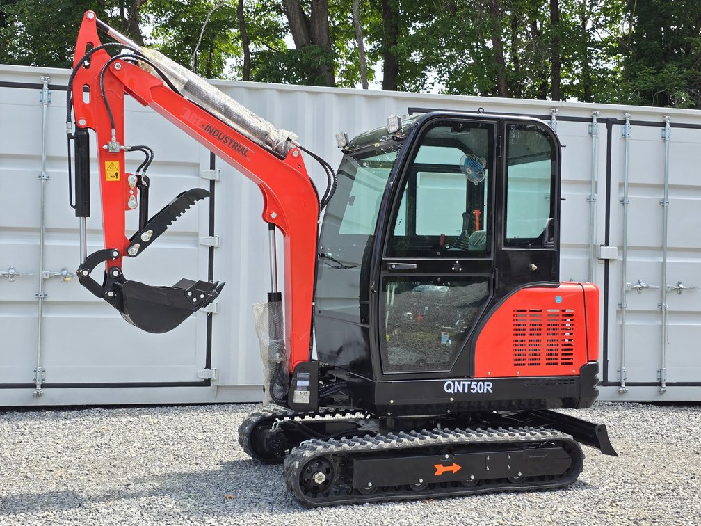 Unused AGT QNT50R Mini Excavator - 29 HP Gas Motor - Hydraulic Blade - Pilot Controls