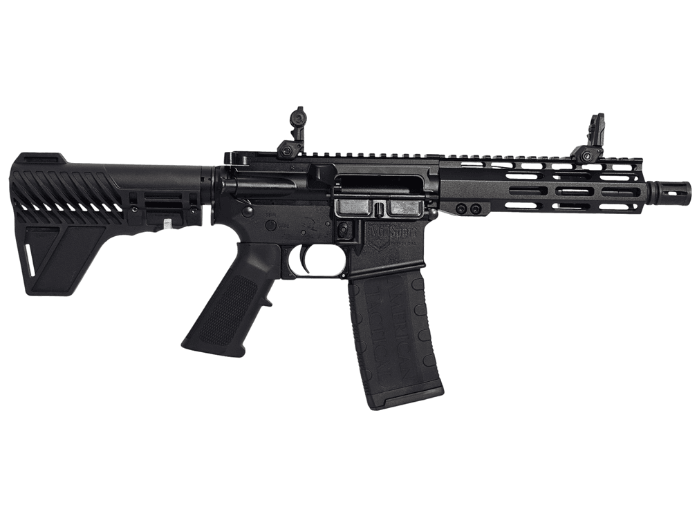 American Tactical AR Pistol - 5.56x45MM - 7.5" Barrel - 30-Round Mag - Tac-Fire Brace - Box Included - Serial # MSA163074