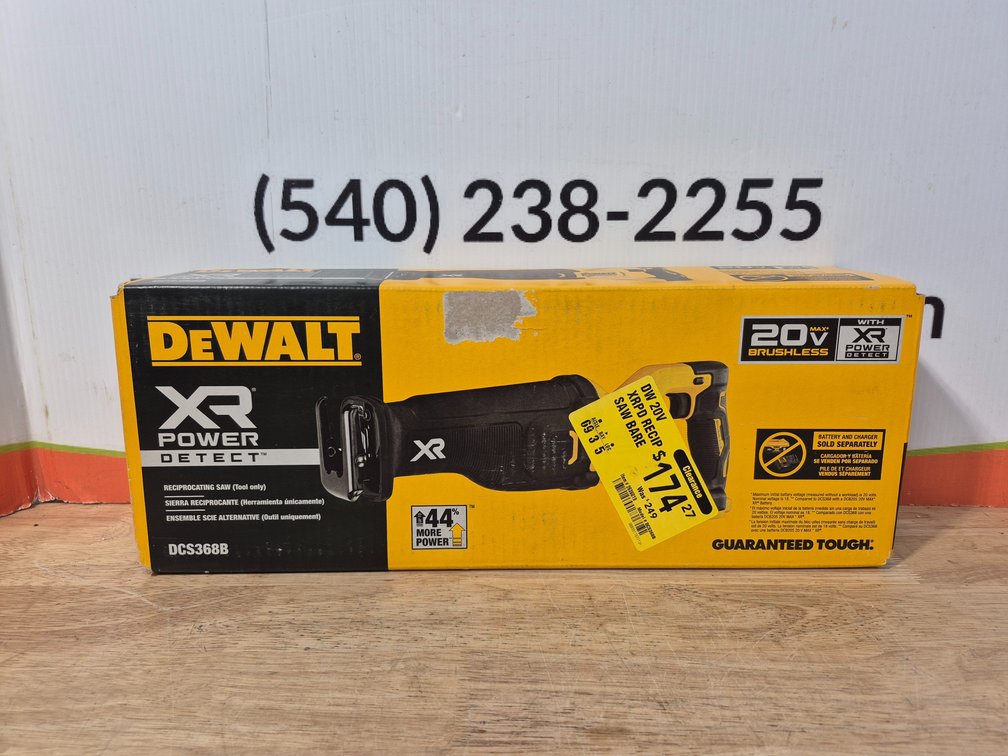 DeWalt XR Piwer Detect 20V Brushless Reciprocating Saw (Tool Only)
