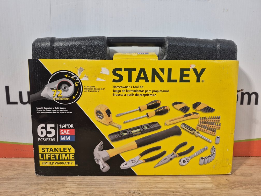 Stanley 65pc. 1/4" Drive SAE/Metric Tool Set